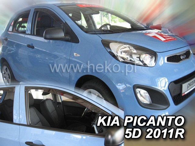 ВЕТРОБРАНИ ЗА KIA PICANTO (2011-2017) 5 ВРАТИ - 2БР. ПРЕДНИ