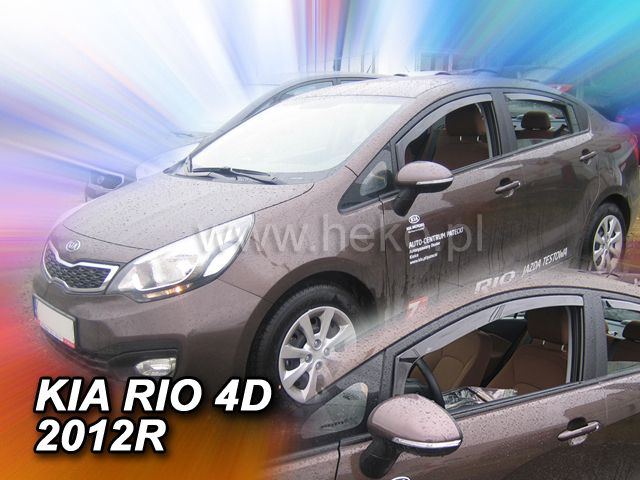 ВЕТРОБРАНИ ЗА KIA RIO (2011-2017) 5 ВРАТИ , SEDAN - 2БР. ПРЕДНИ