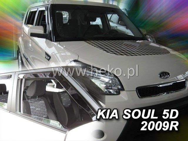 ВЕТРОБРАНИ ЗА KIA SOUL (2009-2014) 5 ВРАТИ - 2БР. ПРЕДНИ