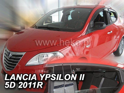 Ветробрани за LANCIA YPSILON (2011+) 5 врати - 4бр. предни и задни