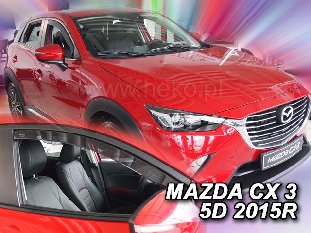 ВЕТРОБРАНИ ЗА MAZDA CX 3 (2015+) 5 ВРАТИ - 2БР. ПРЕДНИ