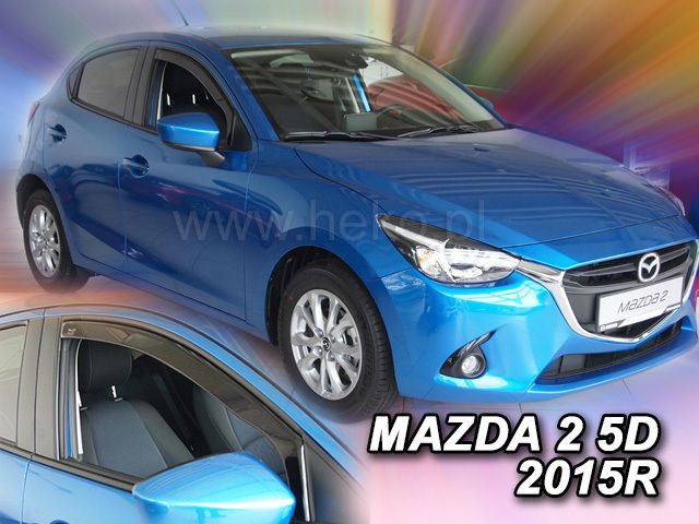 ВЕТРОБРАНИ ЗА MAZDA 2 (2014+) 5 ВРАТИ - 2БР. ПРЕДНИ