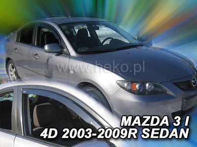 ВЕТРОБРАНИ ЗА MAZDA 3 (2003-2009) 5 ВРАТИ , SEDAN - 2БР. ПРЕДНИ