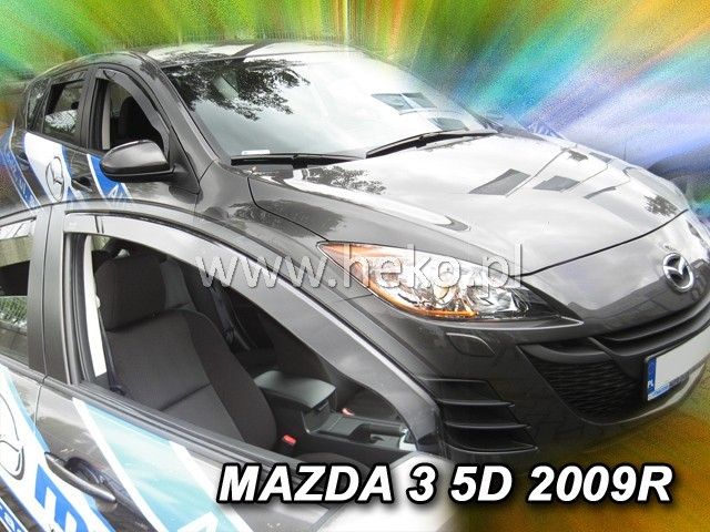ВЕТРОБРАНИ ЗА MAZDA 3 (2008-2014) 5 ВРАТИ , SEDAN - 2БР. ПРЕДНИ