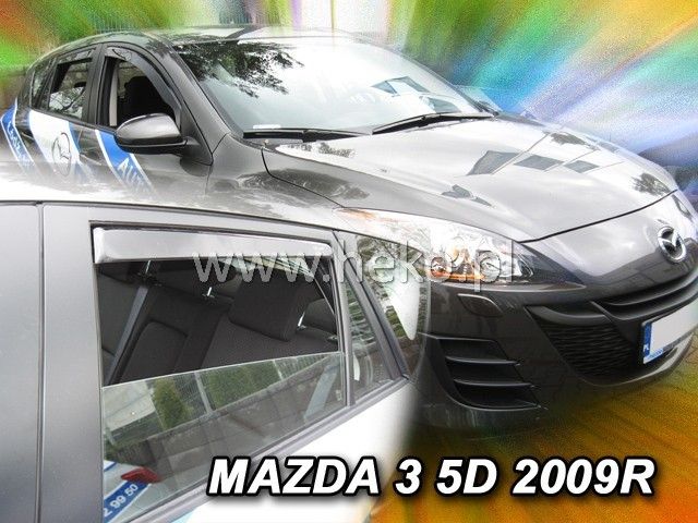 Ветробрани за MAZDA 3 (2008-2014) 5 врати - 4бр. предни и задни