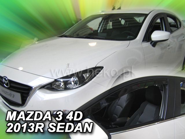 ВЕТРОБРАНИ ЗА MAZDA 3 (2013-2018) 5 ВРАТИ , SEDAN - 2БР. ПРЕДНИ
