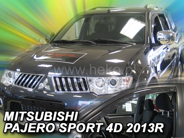 ВЕТРОБРАНИ ЗА MITSUBISHI PAJERO SPORT (1997-2013) 5 ВРАТИ - 2БР. ПРЕДНИ