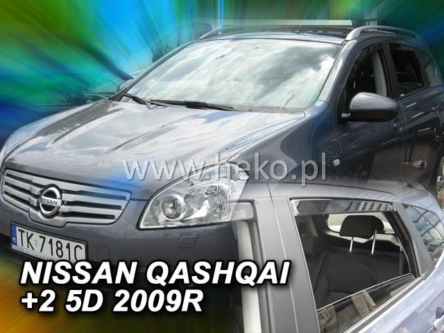 ВЕТРОБРАНИ ЗА NISSAN QASHQAI (+2) (2008-2013) 5 ВРАТИ - 4БР. ПРЕДНИ И ЗАДНИ
