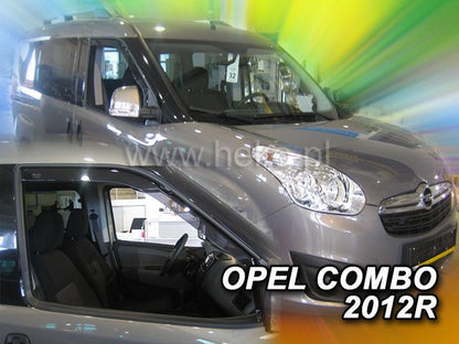 ВЕТРОБРАНИ ЗА FIAT DOBLO II (2010+) / OPEL COMBO (2011+) - 2БР. ПРЕДНИ