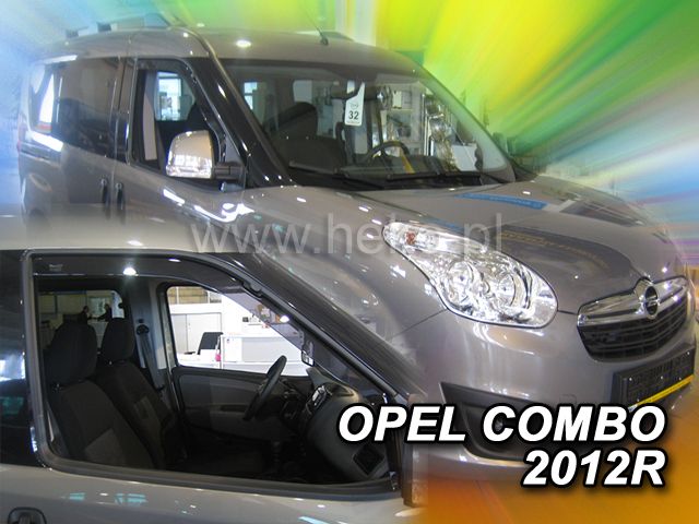 ВЕТРОБРАНИ ЗА FIAT DOBLO II (2010+) / OPEL COMBO (2011+) - 2БР. ПРЕДНИ