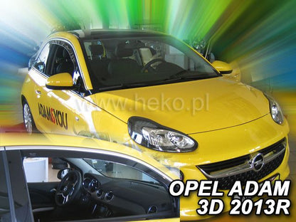 ВЕТРОБРАНИ ЗА OPEL ADAM (2013+) 3 ВРАТИ