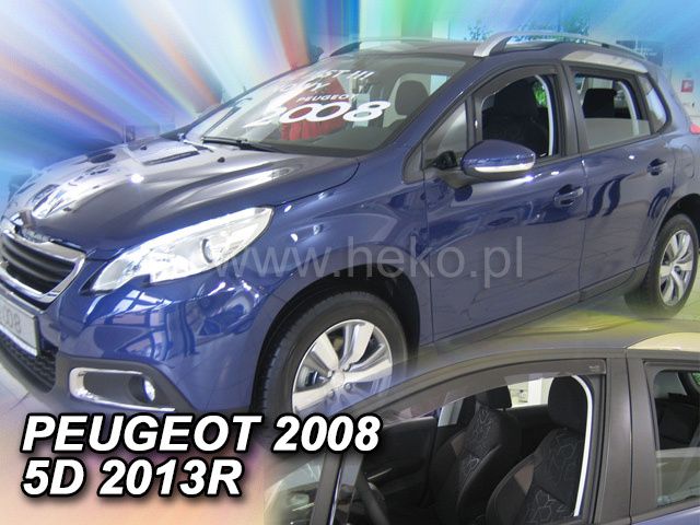 ВЕТРОБРАНИ ЗА PEUGEOT 2008 (2013+) 5 ВРАТИ - 2БР. ПРЕДНИ