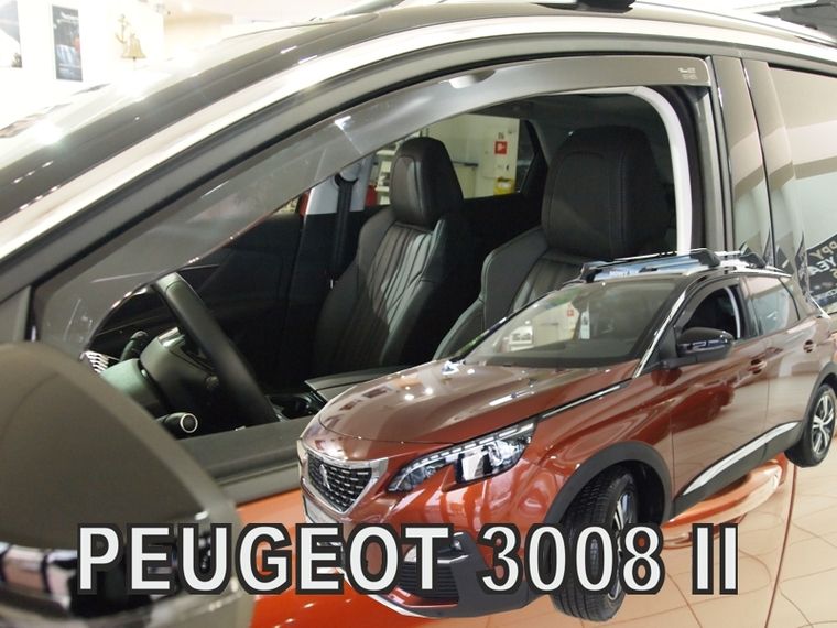 ВЕТРОБРАНИ ЗА PEUGEOT 3008 / 5008 (2017+) 2БР. ПРЕДНИ