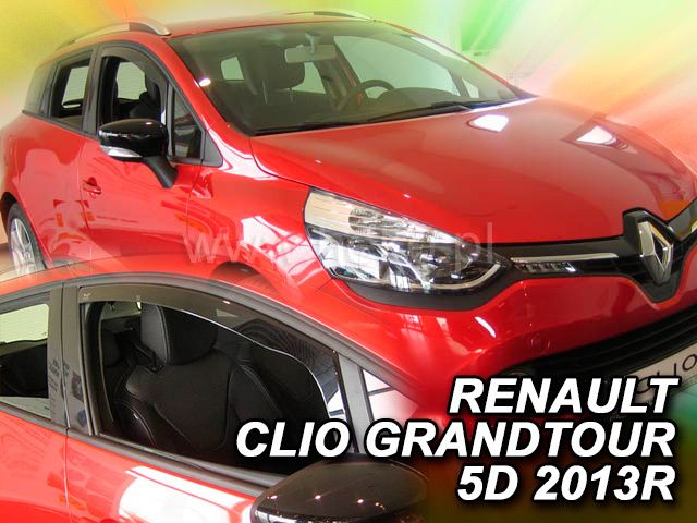 ВЕТРОБРАНИ ЗА RENAULT CLIO / GRANDTOUR (2012+) 5 ВРАТИ - 2БР. ПРЕДНИ