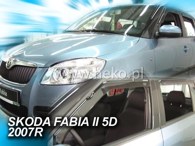 ВЕТРОБРАНИ ЗА SKODA FABIA (2007-2015) 5 ВРАТИ, COMBI - 2БР. ПРЕДНИ