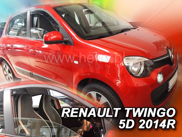 ВЕТРОБРАНИ ЗА RENAULT TWINGO (2014+) 5 ВРАТИ - 2БР. ПРЕДНИ