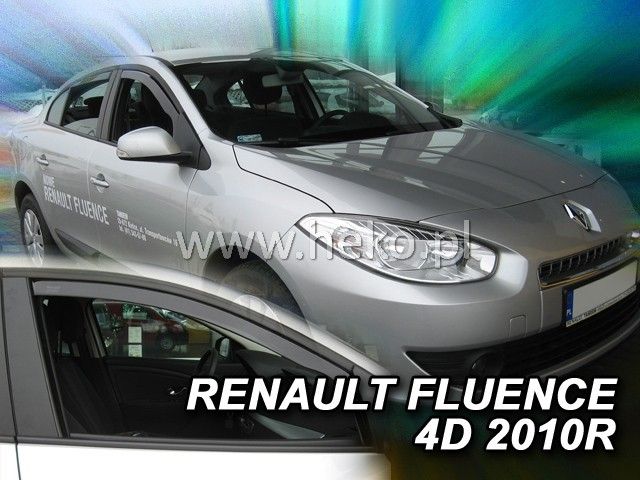 ВЕТРОБРАНИ ЗА RENAULT FLUENCE (2009+) 4 ВРАТИ - 2БР. ПРЕДНИ