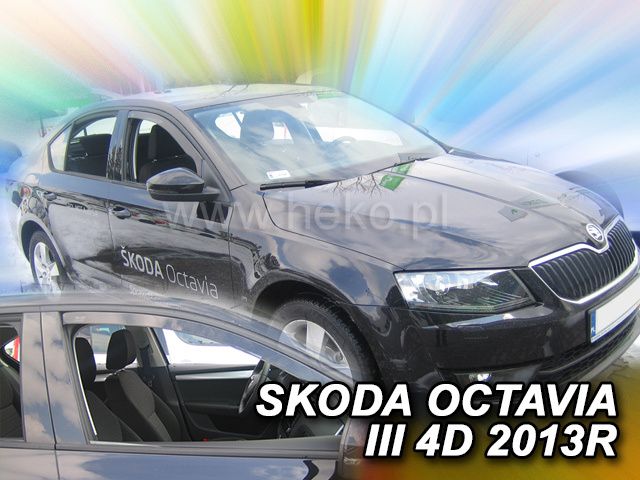 ВЕТРОБРАНИ ЗА SKODA OCTAVIA (2013+) 5 ВРАТИ , COMBI - 2БР. ПРЕДНИ