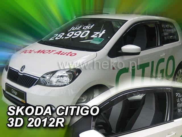 ВЕТРОБРАНИ ЗА SKODA CITIGO / VW UP (2012+) 3 ВРАТИ