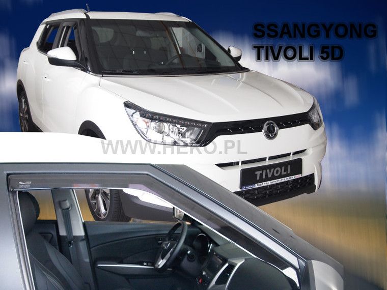 ВЕТРОБРАНИ ЗА SSANGYONG TIVOLI / XLV (2015+) 5 ВРАТИ - 2БР. ПРЕДНИ