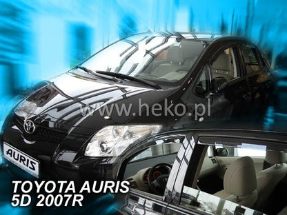 ВЕТРОБРАНИ ЗА TOYOTA AURIS 1 / COROLLA (2007-2012) 5 ВРАТИ - 2БР. ПРЕДНИ