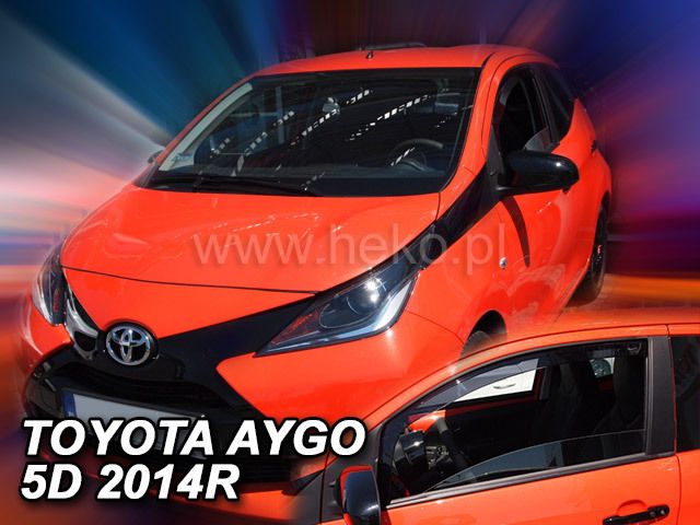 ВЕТРОБРАНИ ЗА TOYOTA AYGO (2005-2014) 5 ВРАТИ - 2БР. ПРЕДНИ