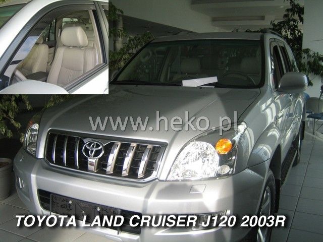 ВЕТРОБРАНИ ЗА TOYOTA LAND CRUISER J120 (2003-2009) 3/5 ВРАТИ - 2БР. ПРЕДНИ