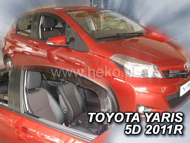 ВЕТРОБРАНИ ЗА TOYOTA YARIS (2011+) 5 ВРАТИ - 2БР. ПРЕДНИ