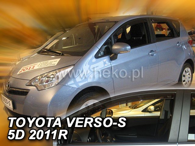 ВЕТРОБРАНИ ЗА TOYOTA VERSO-S (2011+) 2БР. ПРЕДНИ