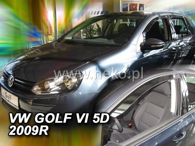 ВЕТРОБРАНИ ЗА VW GOLF 6 (2008-2012) 5 ВРАТИ - 2БР. ПРЕДНИ