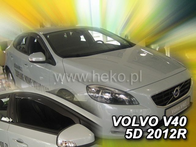ВЕТРОБРАНИ ЗА VOLVO V40 (2012+) 5 ВРАТИ - 2БР. ПРЕДНИ