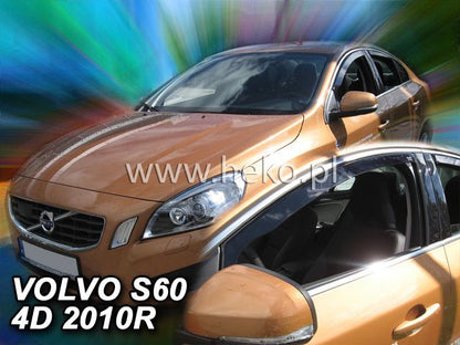 ВЕТРОБРАНИ ЗА VOLVO S60 / V60 (2010+) SEDAN - 2БР. ПРЕДНИ
