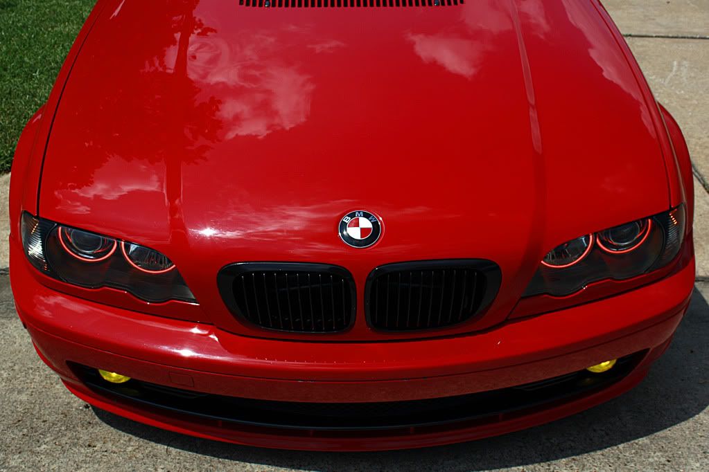 Ангелски Очи CCFL за BMW E46 седан, комби (1998-2005) / купе (1998-2003) - Червен цвят
