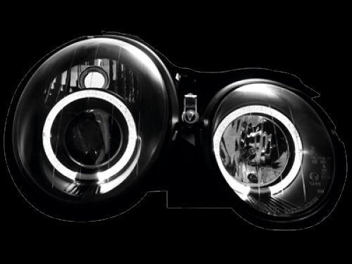Кристални фарове  Mercedes CLK W208 (97-02) - черни