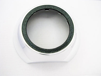 Капачки за лупи 2.5" Audi Design, полукръгла хром с черно D=13cm