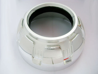 Капачки за лупи 2.5" Alien Design, кръгла хром  D=13cm