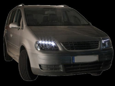 Кристални фарове  VW TOURAN / CADDY (03-06)