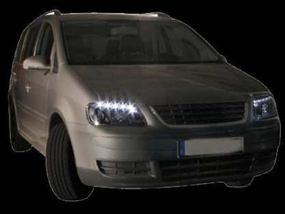 Кристални фарове  VW TOURAN / CADDY (03-06)