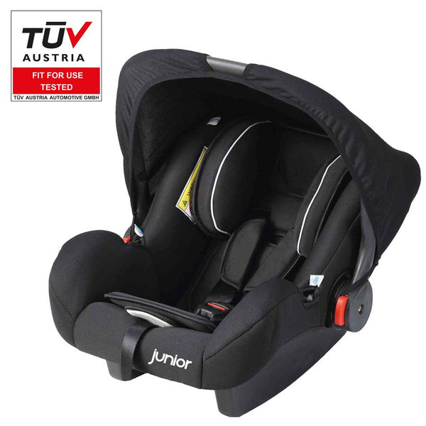 Бебешко столче за кола с дръжка Junior - Bambini - черен цвят