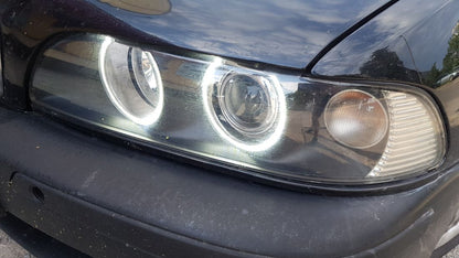 Ангелски Очи диодни за BMW E39 OEM (2000-2003) с фабрични ангелски очи - с 66 диода