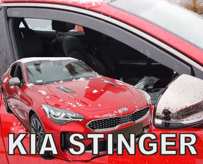 ВЕТРОБРАНИ ЗА KIA STINGER (2017+) 5 ВРАТИ - 2БР. ПРЕДНИ