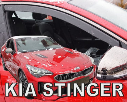 ВЕТРОБРАНИ ЗА KIA STINGER (2017+) 5 ВРАТИ - 2БР. ПРЕДНИ