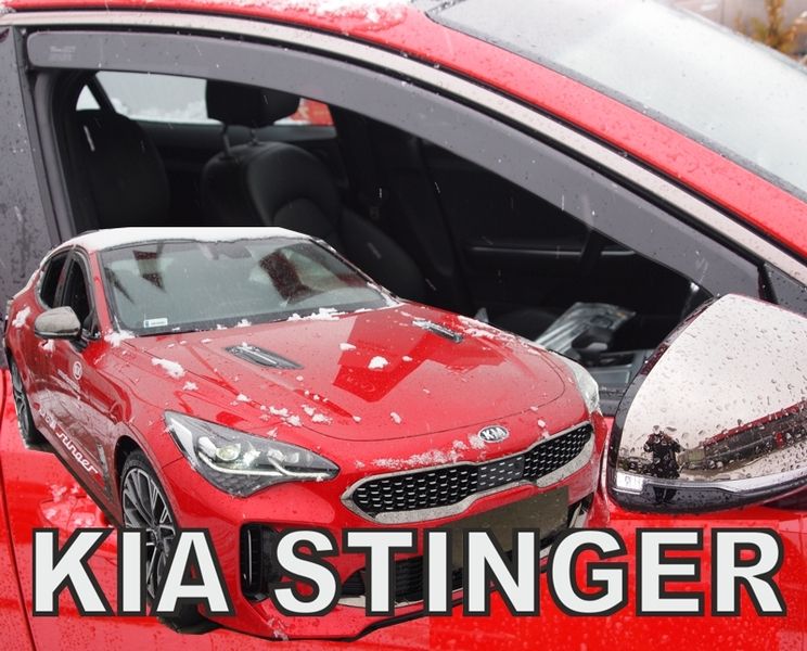ВЕТРОБРАНИ ЗА KIA STINGER (2017+) 5 ВРАТИ - 2БР. ПРЕДНИ
