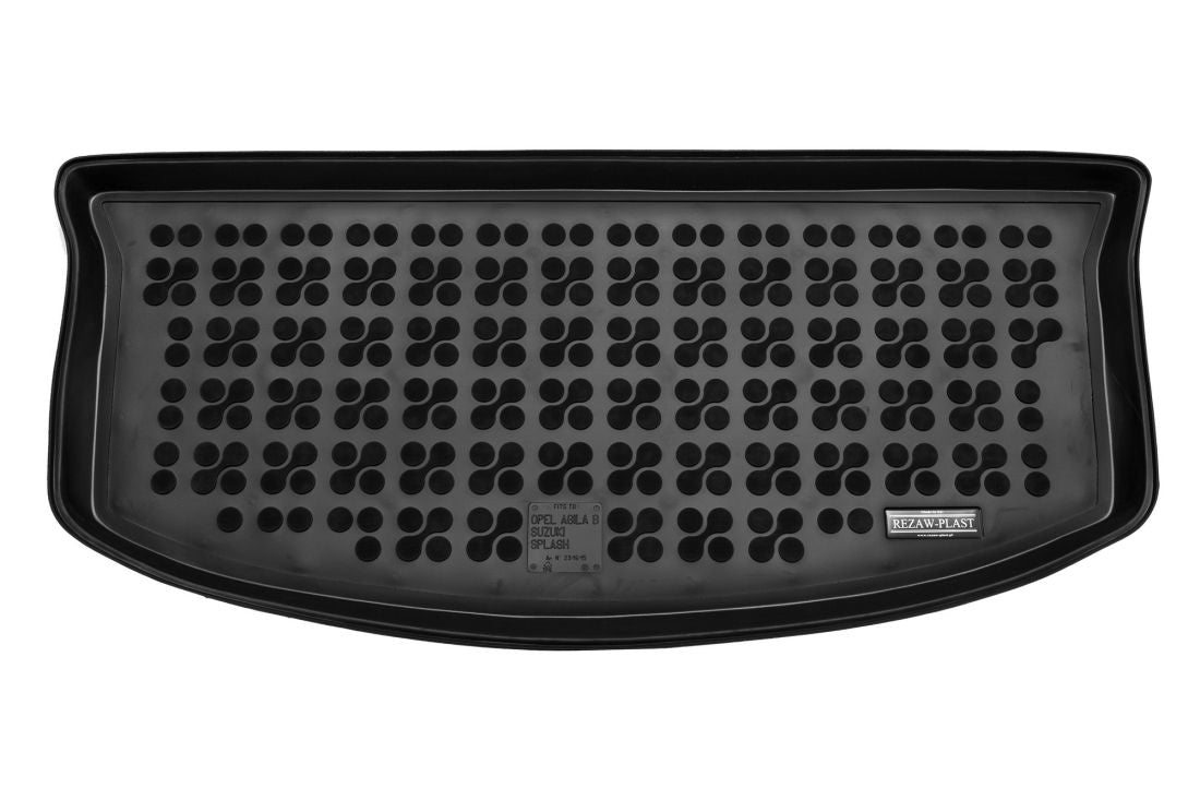 ГУМЕНА СТЕЛКА ЗА БАГАЖНИК ЗА OPEL AGILA B (2007-2014) / SUZUKI SPLASH (2008 - 2014) UPPER FLOOR, 5 SEATS - REZAW PLAST