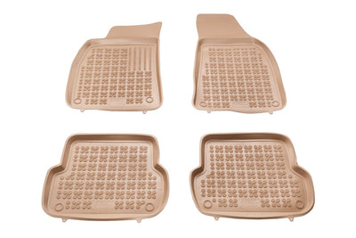Гумени стелки Rezaw-Plast тип леген за Гумени стелки Rezaw - Plast за Audi A4 (B6 / B7) - 2000–2007 - Тип леген, Бежови - Произведени в Полша