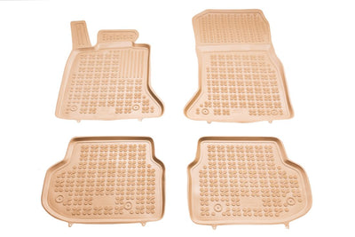 Гумени стелки Rezaw-Plast тип леген за BMW 5 Series F10 / F11 2010–2013 - тип леген бежови