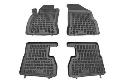 Гумени стелки Rezaw-Plast тип леген за Fiat Doblo 2010–2019 / Opel Combo D 2011+ – с 7 места, с 5 места