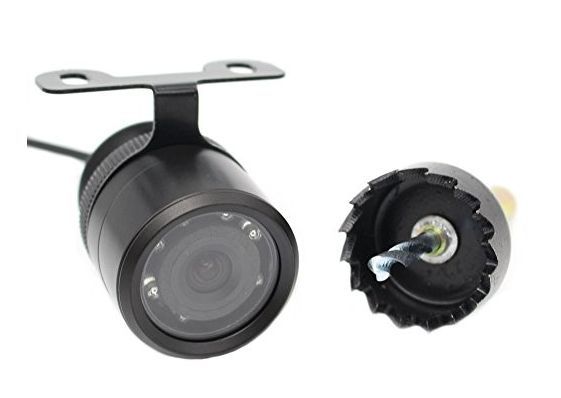 Камера за задно виждане кръгла с нощно виждане и планка
