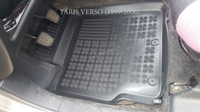 Гумени стелки Rezaw-Plast тип леген за Toyota Verso S 2010+ / Yaris Verso 1999–2006