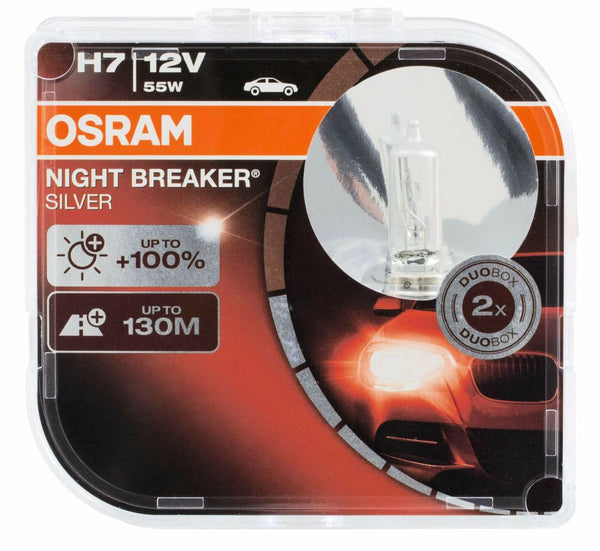 Халогенна крушка Н7 - Osram Night Braker Silver - 2бр. блистер